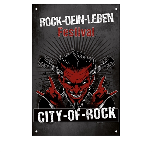 ROCK-DEIN-LEBEN - City of Rock, Fahne