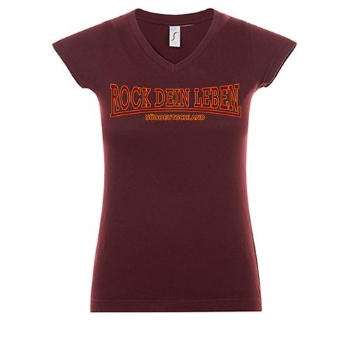 ROCK-DEIN-LEBEN - Classic, V-Neck Girl-Shirt