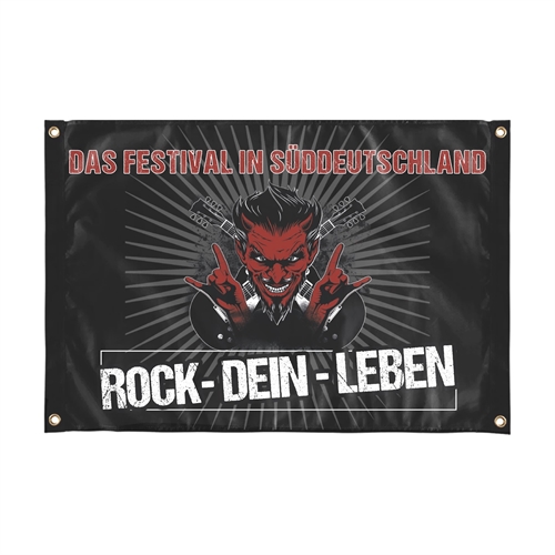 Rock Dein Leben - Logo, Fahne