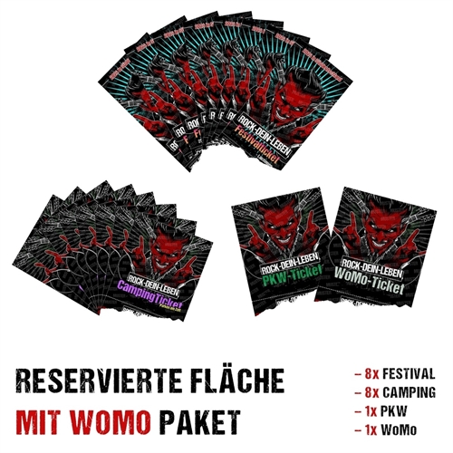 ROCK-DEIN-LEBEN 2025 - Reservierte Flche mit WoMo Paket